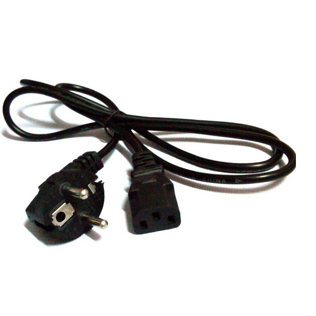 Kabel power cpu komputer / monitor  1.2M 2kaki baru