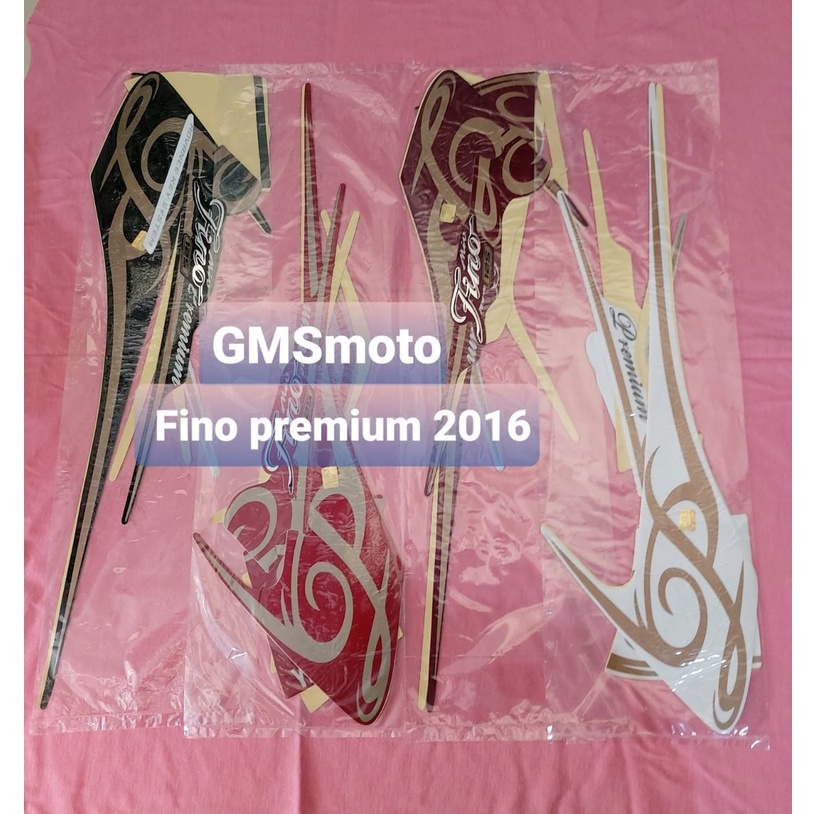 Stiker Striping motor Fino Premium 2016 Yamaha