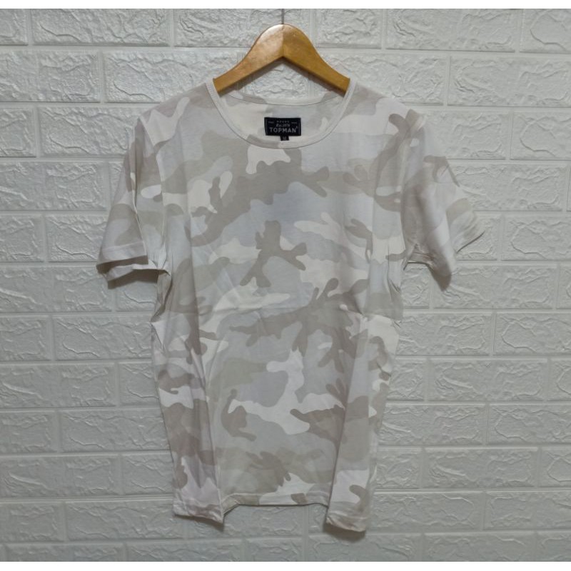 KAOS PRIA TOPMAN ORIGINAL 8610 KAOS PRIA ARMY PUTIH