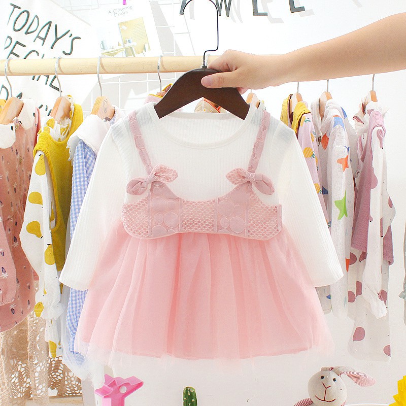 Dress Jisoo - Premium Dress Tutu bayi korean Style Anak Perempuan Fashion baby Kualitas Import Overall