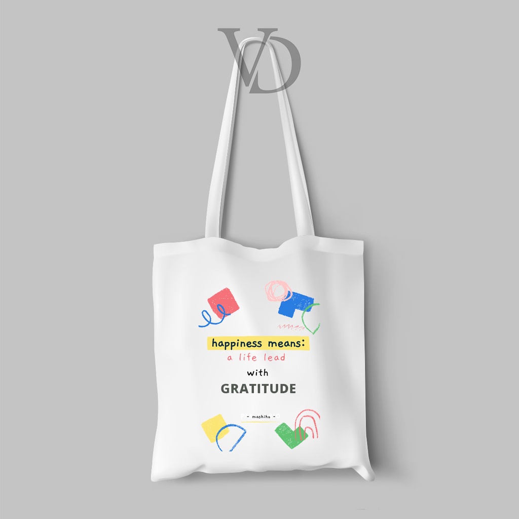 tote bag kanvas quotes treasure / totebag korea