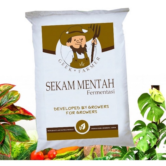 Media Tanam Sekam Mentah Fermentasi (Geek Farmer)