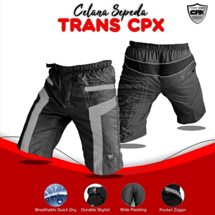 Celana Sepeda Gowes Mtb Gunung Pendek Pria Dewasa Padding Busa