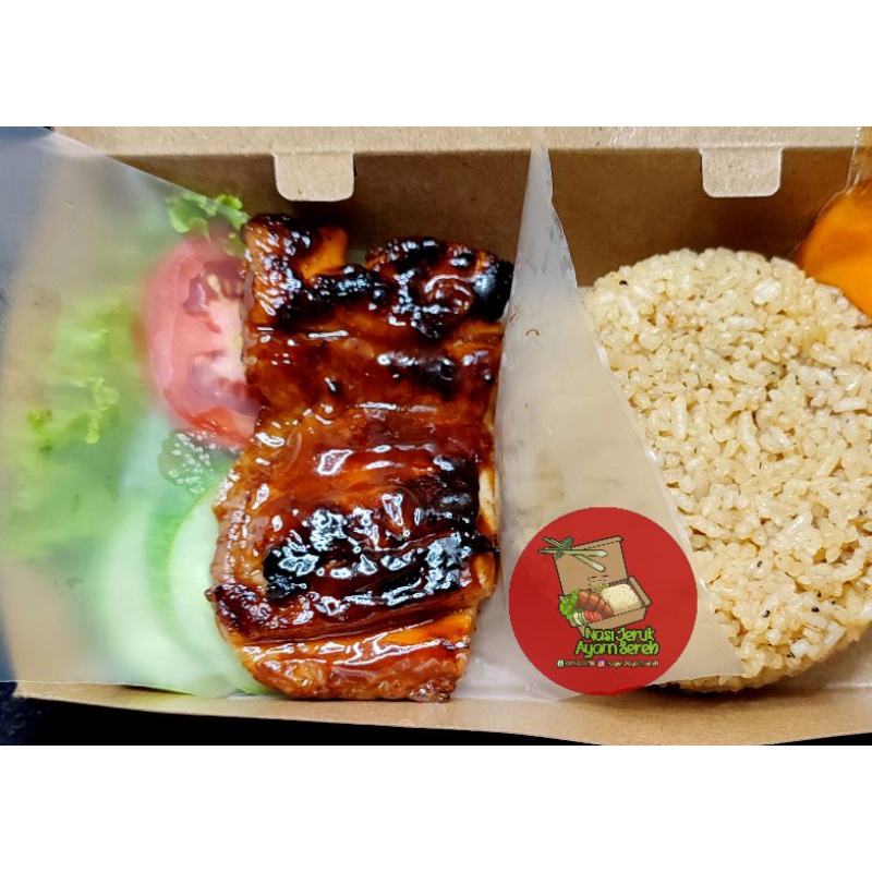 

Nasi Spicy Cajun Ayam Bbq