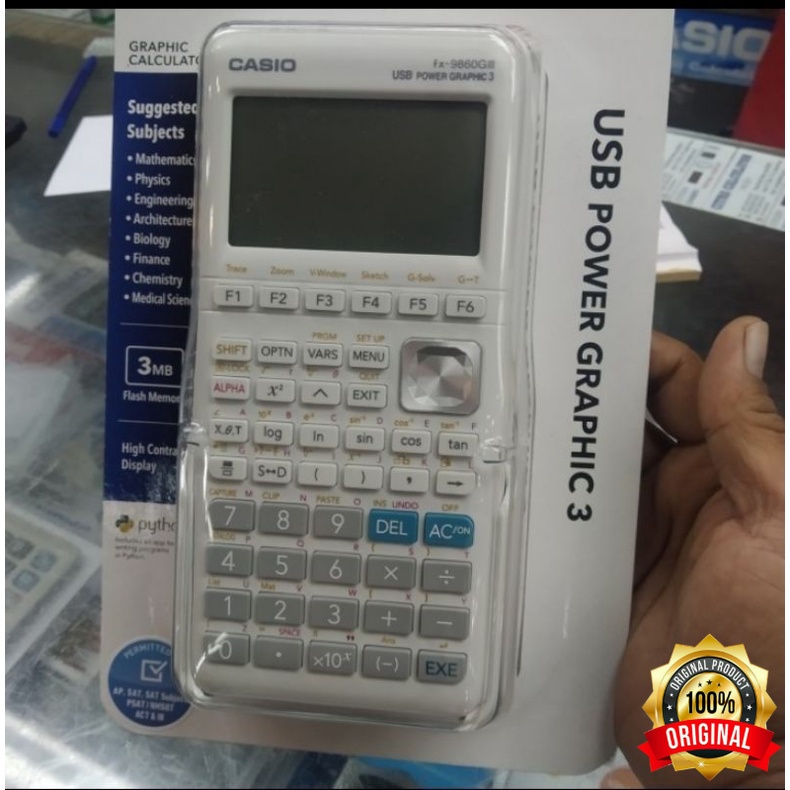 

Casio Graphic fx 9860 giii sd bergaransi resmi 1 tahun