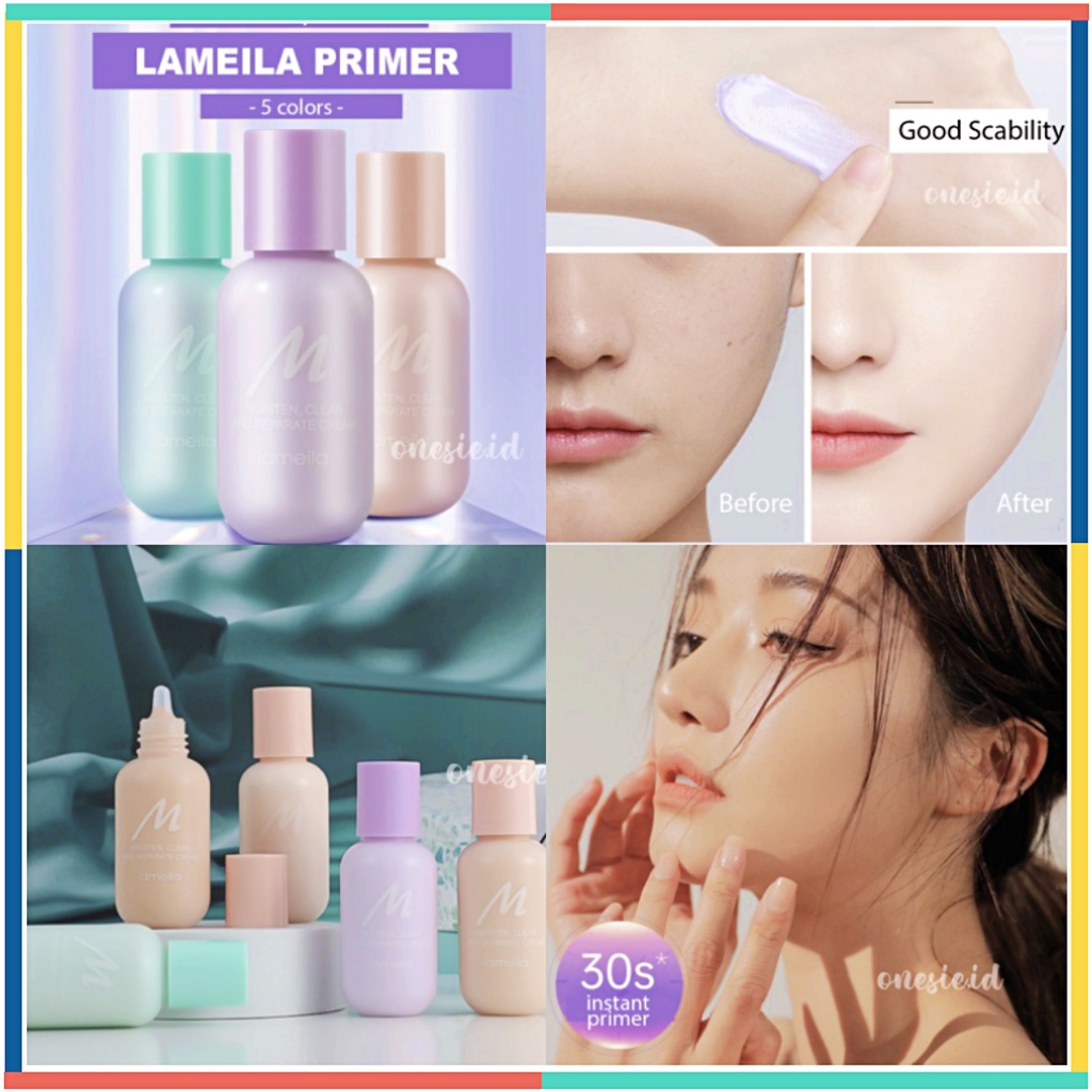 LAMEILA Make Up Base &amp; Primer Waterproof 5 Warna LA066 3009