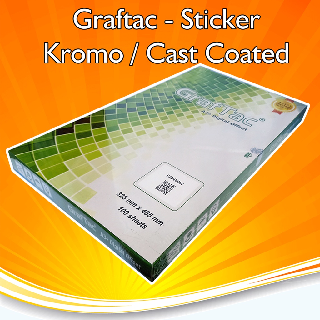 Stiker GRAFTAC Hologram A3+ Ecer