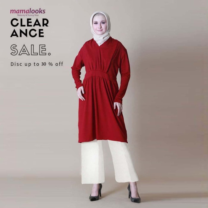 SALE Mamalooks Celana Kulot Hamil Putih REJECT RB