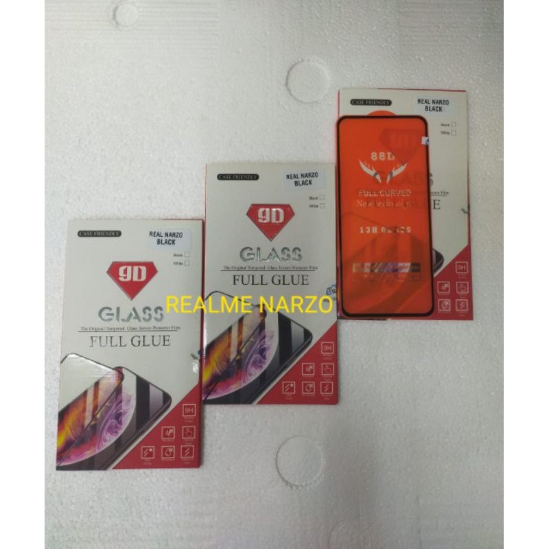 REALME NARZO , REALME NARZO 20 , NARZO 2OPRO , NARZO 30A , NARZO 50A , NARZO 50A PRIME , NARZO 50i TEMPERED GLASS FULL