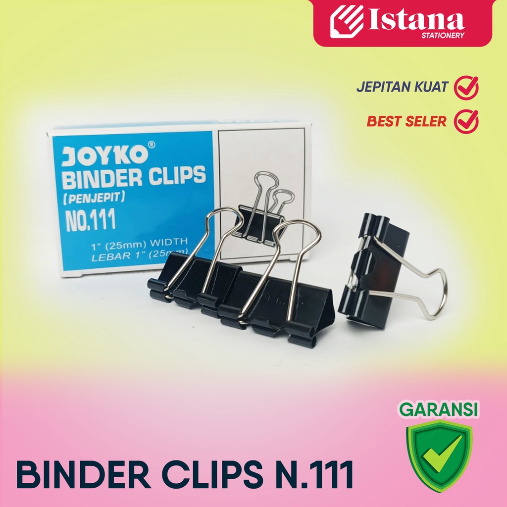 

[TERLARIS] BINDER CLIP 111 / KLIP PENJEPIT KERTAS