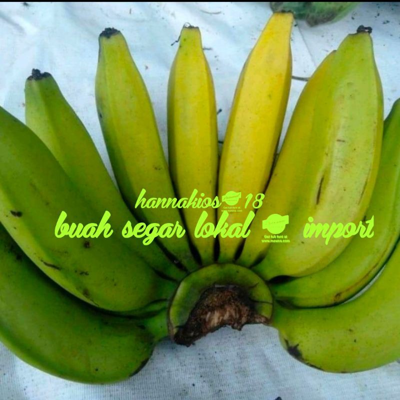 

BUAH PISANG AMBON LOKAL SUPER PER SISIR