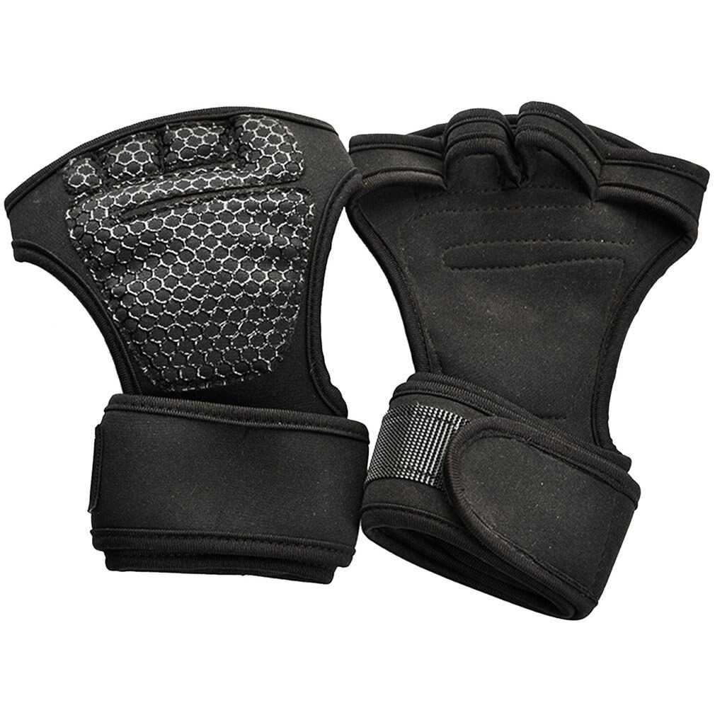 [ASLI] Sarung Tangan Angkat Beban Anti Slip Weight Lifting Gym Glove Latihan Wrap Hand