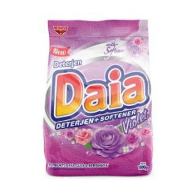 DAIA Powder Detergen Softener Putih Violet Bunga 1.7 kg