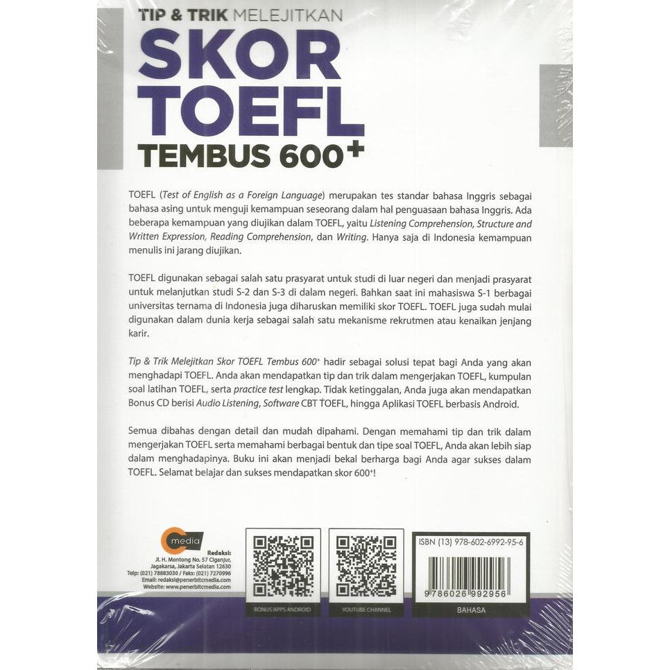 TIP TRIK SKOR TOEFL TEMBUS 600 Shopee Indonesia