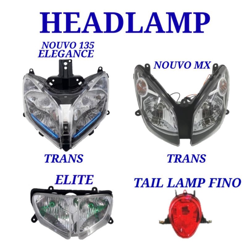 Hedlamp Neuvo Elegan Tebal