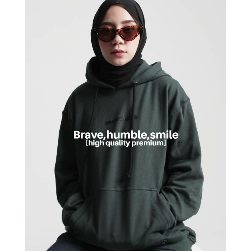 Jaket murah/Code:HD brave humble smile