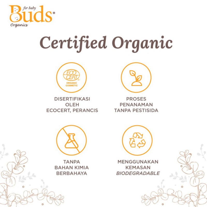 Buds Organics Baby Safe Fabric Softener Pelembut Pakaian Bayi - 600 ml