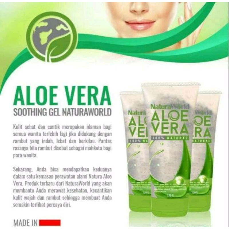 NAV Natura Aloe vera shooting gel 100% original 1 tube