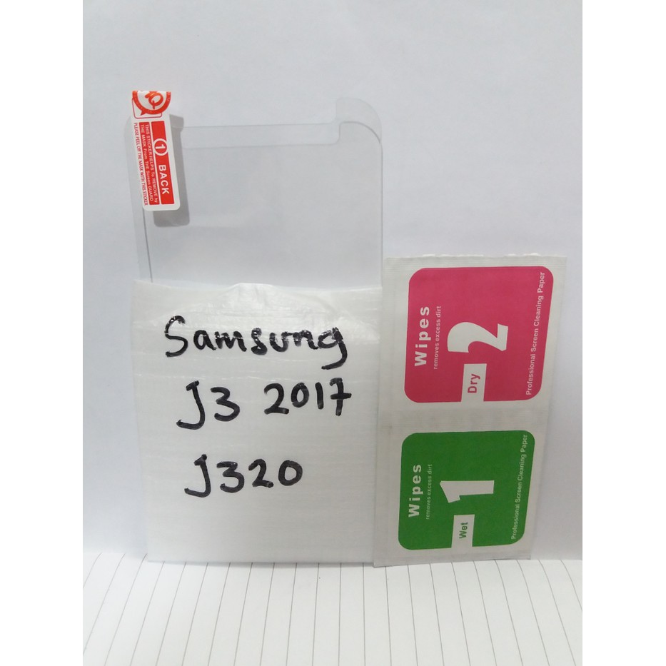 Tempered Gorilla Glass kaca Samsung j3 2017 j320 murah meriah