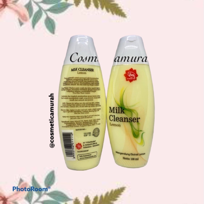 Lemon / VIVA MILK CELANSER LEMON / SUSU PEMBERSIH LEMON VIVA