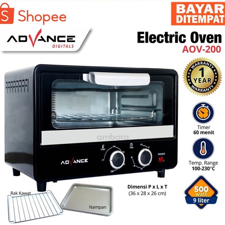 Oven Advance AOV-200 12 liter Berkualitas