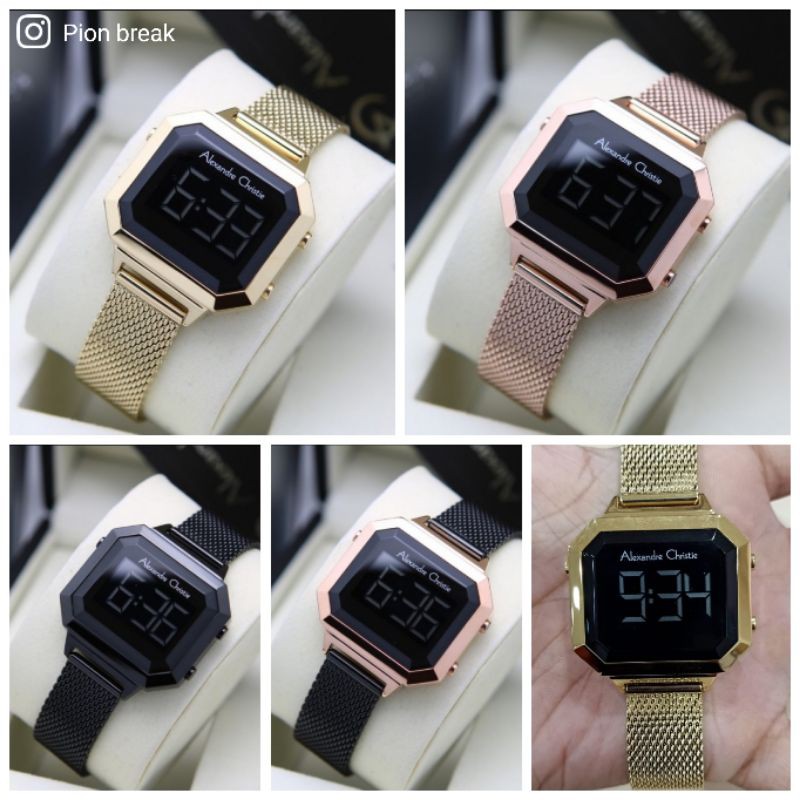 JAM TANGAN WANITA DIGITAL ALEXANDRE CHRISTIE AC 9338 | AC9338 DIGI ORIGINAL