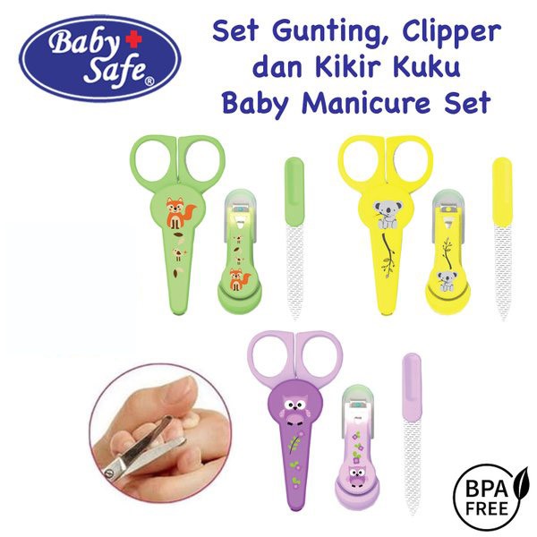 BABY SAFE MANICURE SET RKM102 P12MS102 / GUNTING KUKU