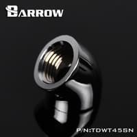 BARROW TDWT45SN 45° Adapter F-F G1/4 Fitting - Silver