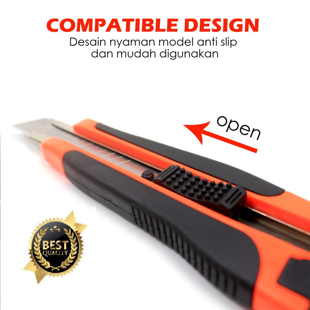 CUTTER BESAR KNIFE PROFESSIONAL TAJAM 18 CM MULTIFUNGSI