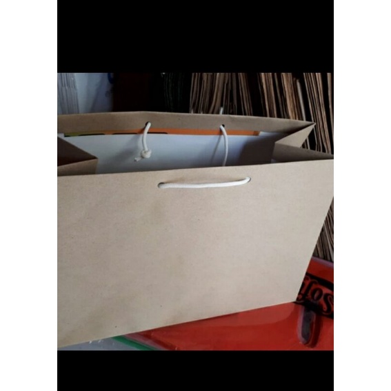 

paper bag / tas kertas brownies polos murah