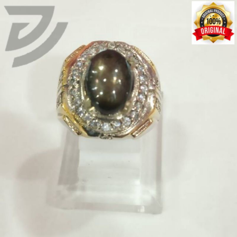 Batu Black Safir Asli Natural