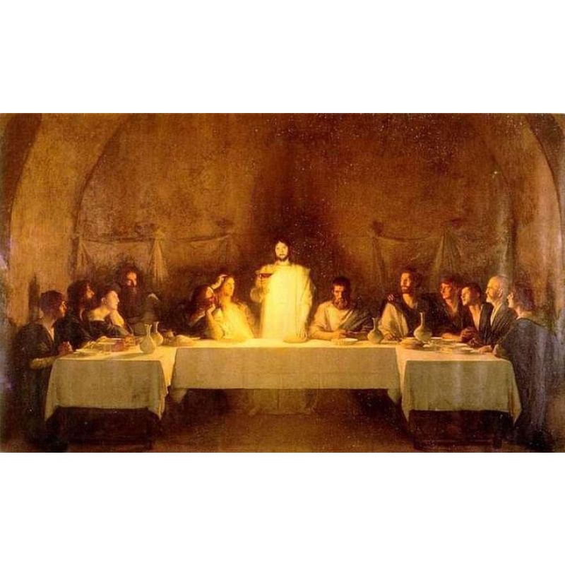 Lukisan Pascal Dagnan-Bouveret The Last Supper Painting