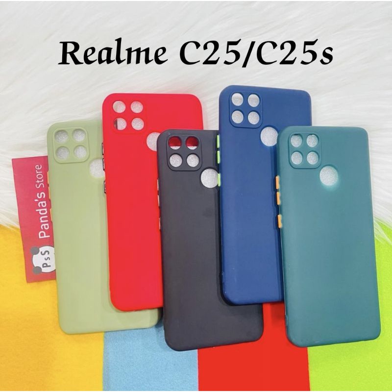 Case Realme C25 , C25s Babycase + Pelindung Kamera, Makaron Full Color (PsS)