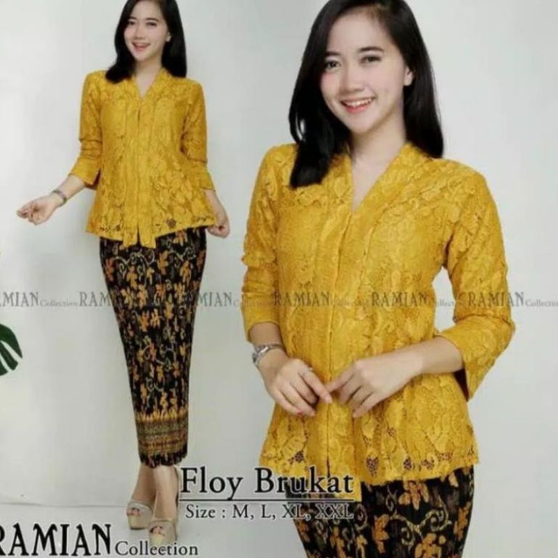Kebaya Kartini Kebaya Kutu Baru Brukat Kebaya Wisuda Modern Best Seller