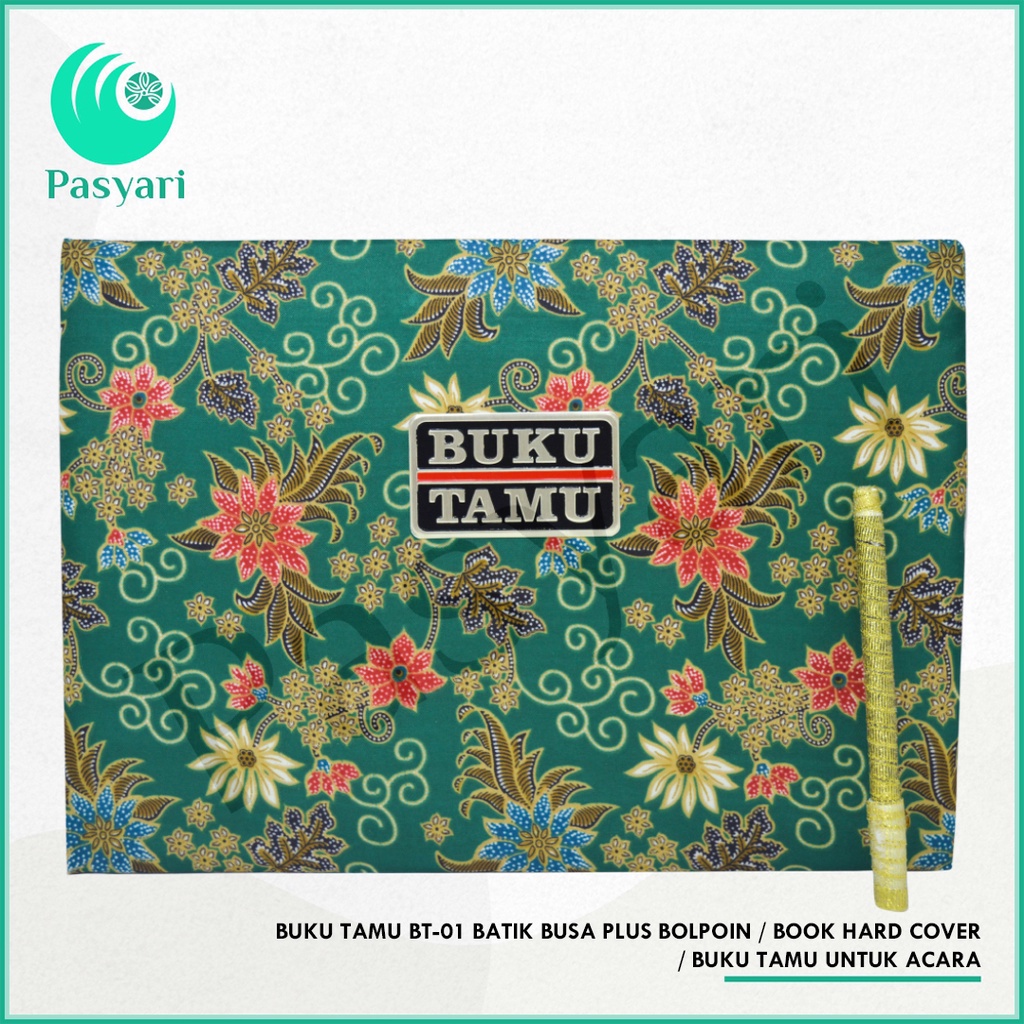 

Buku Tamu BT-01 Batik Busa plus Bolpoin / Book Hard Cover / Buku Tamu Untuk Acara
