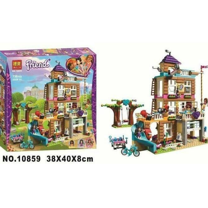 Bricks Bela 10859 Friendship House Friends Rumah Mainan Anak Boneka