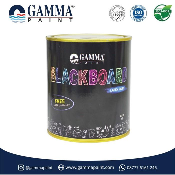 

Blackboard Paint - Mengubah Tembok Menjadi Papan Tulis Hitam