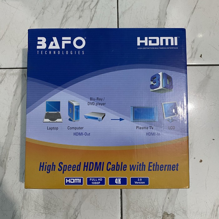 Kabel Hdmi Bafo 25m Full Hd / High Speed 25 Meter 25 M / Hdmi 25meter