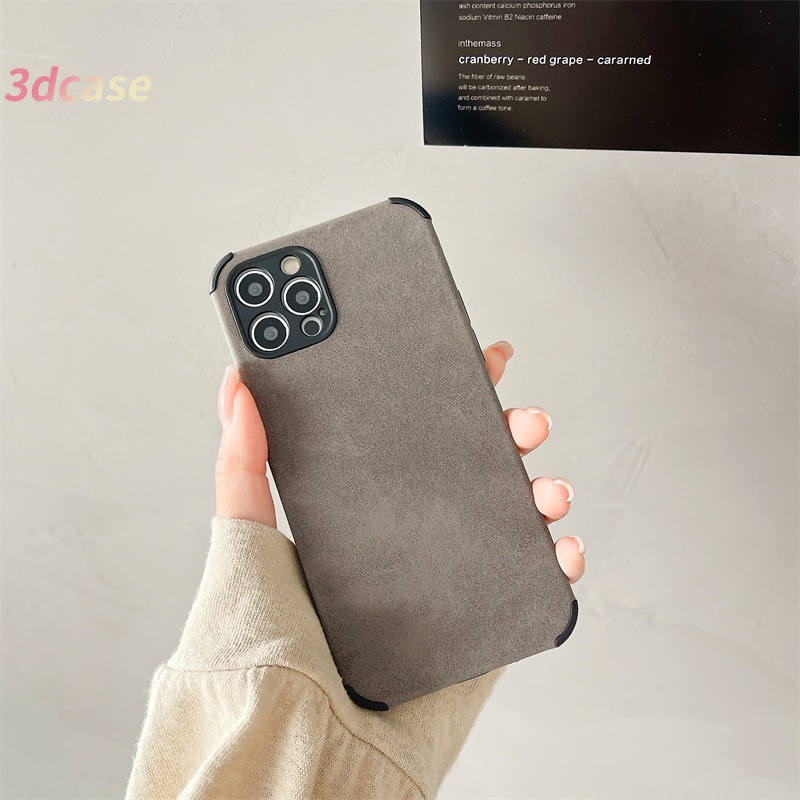 Lamb Skin Leather Case Xiaomi Redmi POCO X3 NFC X3 PRO M3 Redmi 9 9C NFC 9A 9i 9T 9 PRO Power 10X POCO M2 PRO Redmi Note 9 8 10 10S 9 PRO MAX 9S A15 A15S A54 Camera Lens Protection Soft Case