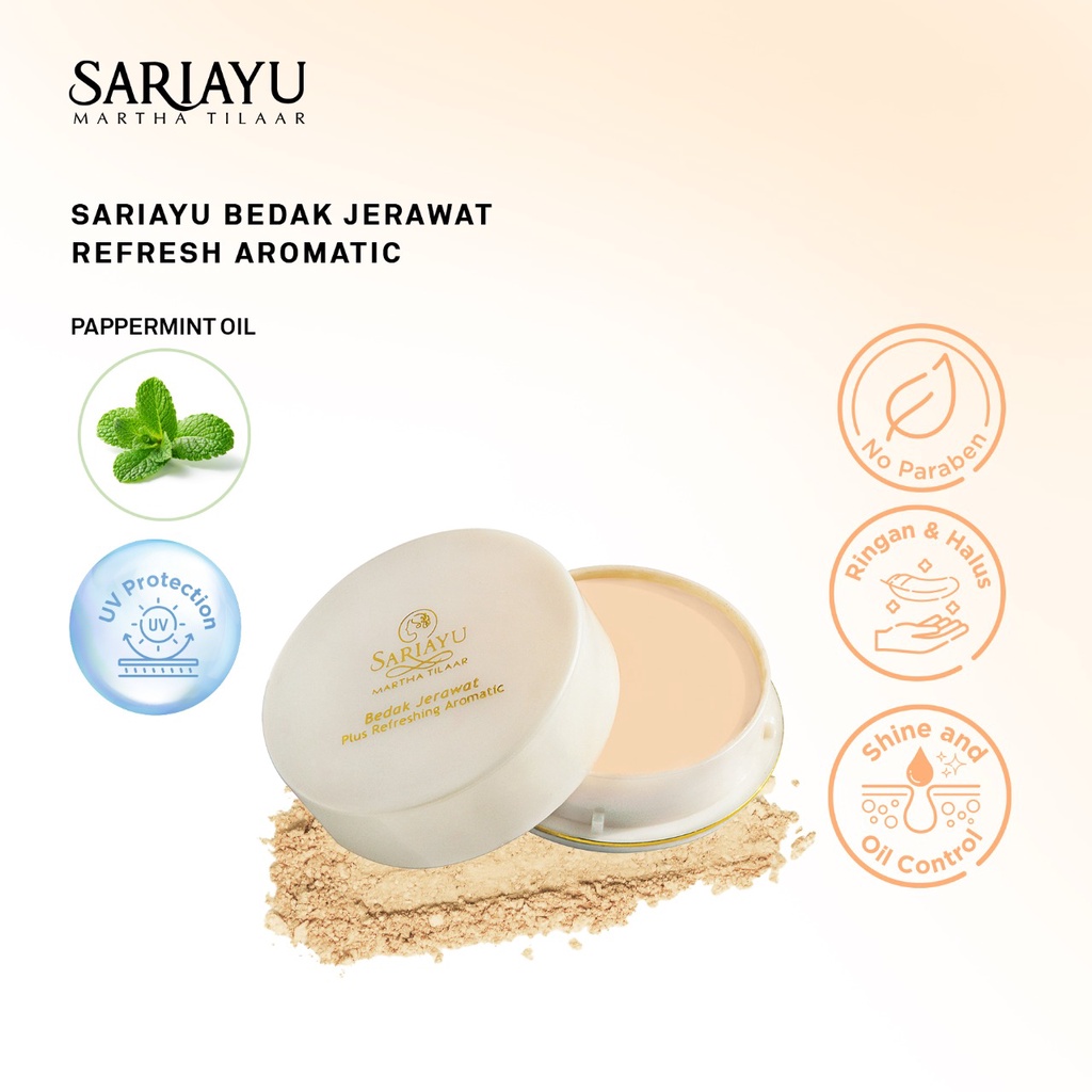 Sariayu Bedak Jerawat Refreshing Aromatic Kuning Pengantin 20gr