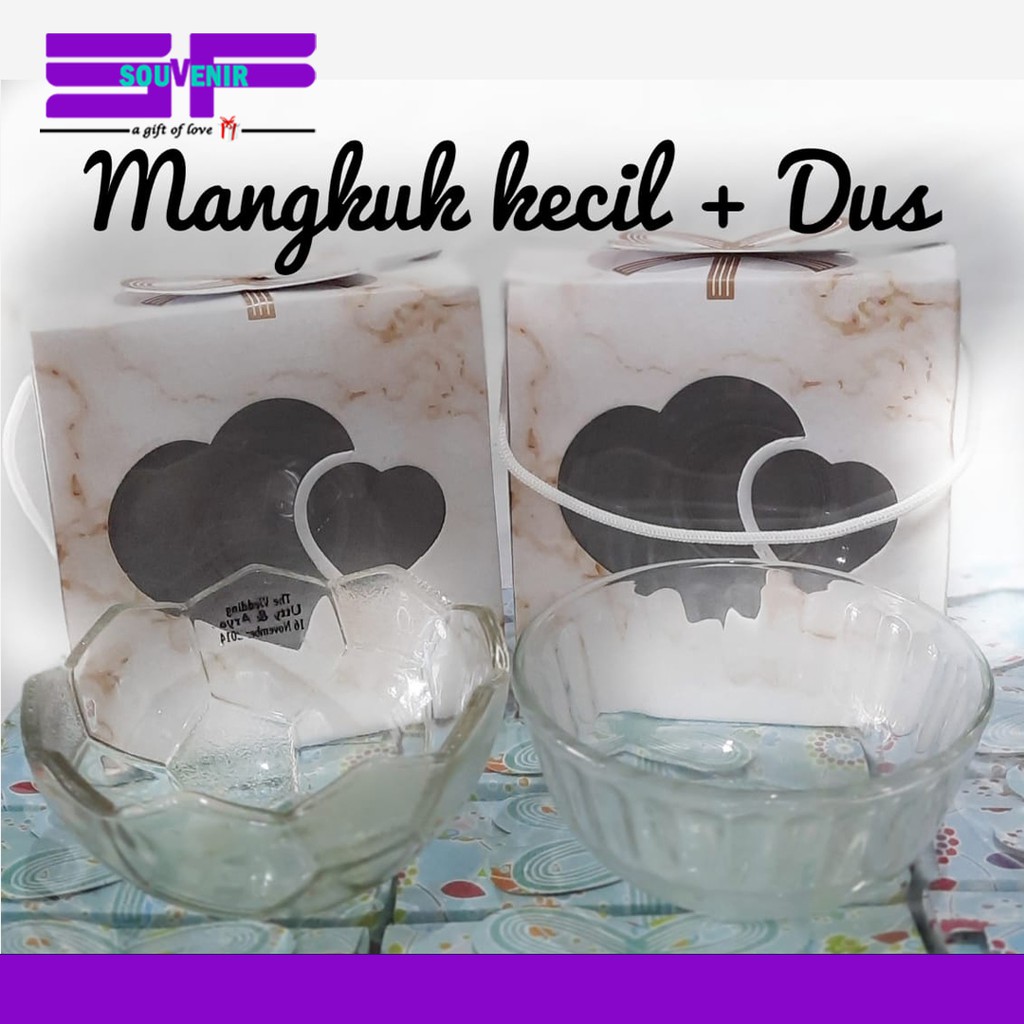 Mangkok Kecil + Dus Souvenir