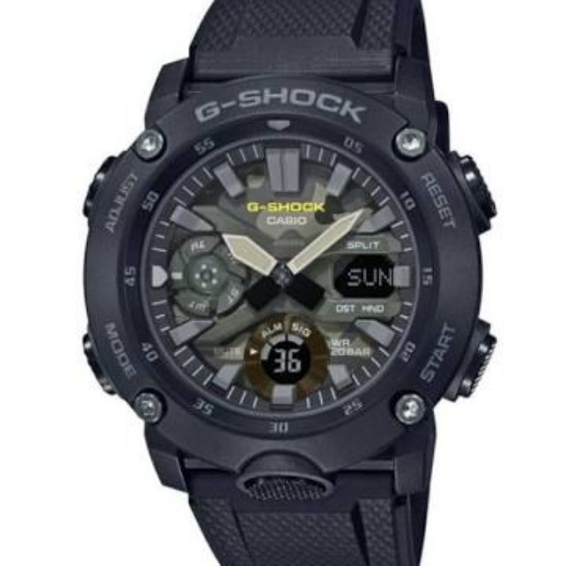 Terbaru Jamtangan pria Gshock GA-2000SU-1ADR Fullset Original garansi resmi 2thn
