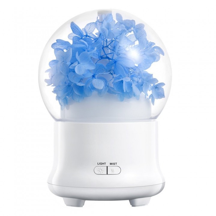 Immortal Etenal Flower Humidifier 7 Color Light LED Lamp - Kapasitas 100ml