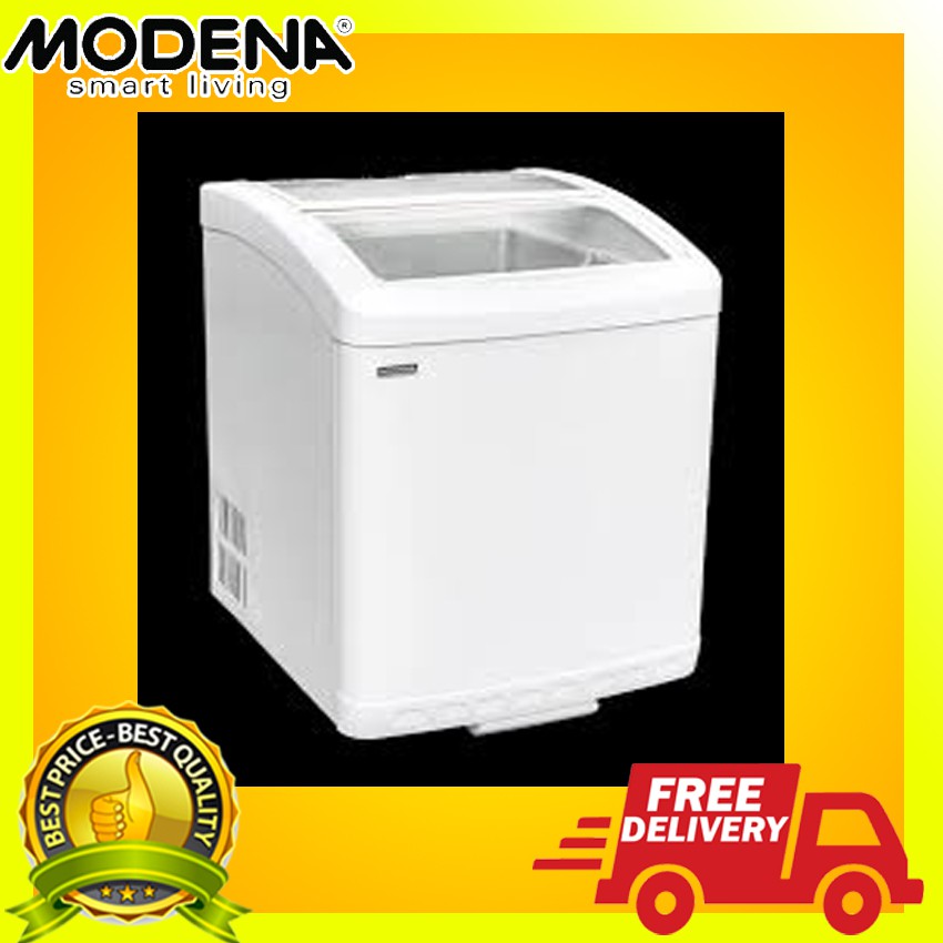 MODENA MC 0160 W - SLIDING GLASS FREEZER 156 LITER