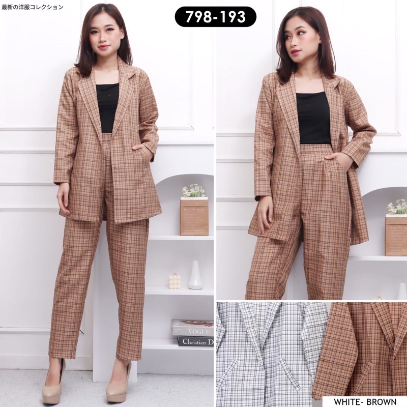 VINO BLAZER / SETELAN DAPAT BLAZER + PANTS