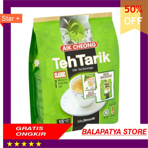 

TERLARIS !!! Aik Cheong Teh Tarik Classic 600 gram