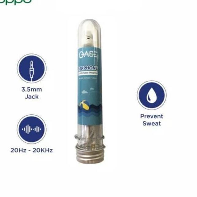 Big Sale - Original Handsfree Oase E-T2H Bass Stereo Suara Jernih Ear Phone / Earpad / Headset ORI ,