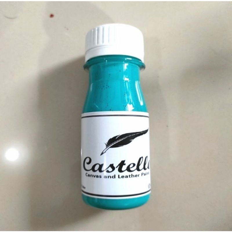 Castello paint TOSCA cat sepatu tas kulit kanvas