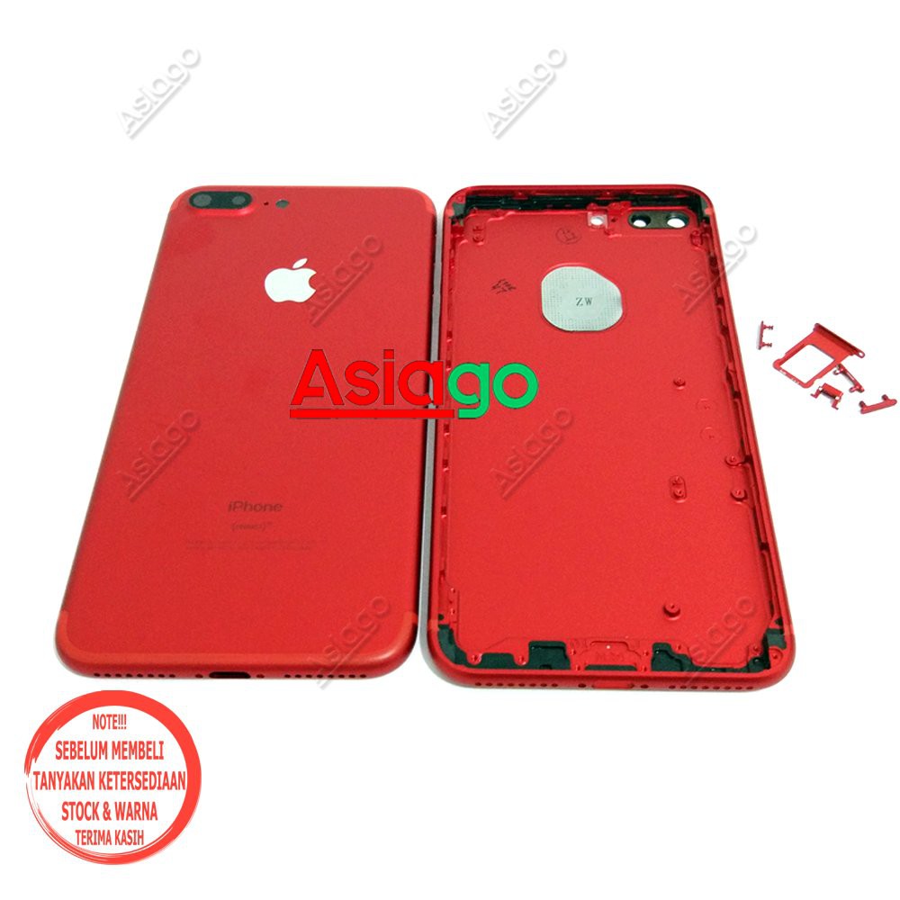 HOUSING - BACKASING IPHONE 7 PLUS RED FULLSET ORIGINAL