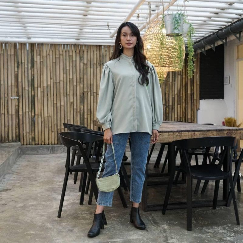 LETICIA BLOUSE / ATASAN / BAJU WANITA / ATASAN KERJA